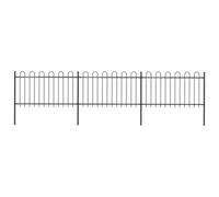 vidaXL Garden Fence Hoop 5.1x1m Outdoor Panels Barrier Border