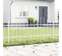 vidaXL Garden Fence Woerden 7 pcs White