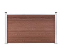 Garden Fence WPC 180x105 cm Brown
