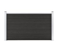 vidaXL Garden Fence WPC 180x105 cm Grey