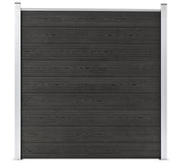 vidaXL Garden Fence WPC 180x186 cm Grey