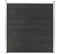 vidaXL Garden Fence WPC 180x186 cm Grey UK