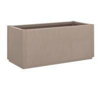vidaXL Garden Planter, Planter Pot for Patio Balcony Terrace, Flower Pot for Herb Plant, Outdoor Planter Box, Flower Box, Light Brown PP