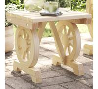 vidaXL Garden Footstool Outdoor Ottoman Garden Stool Footrest Solid Wood Fir