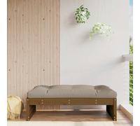 vidaXL Garden Footstool Honey Brown 120x80 cm Solid Wood Pine
