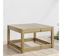 vidaXL Garden Footstool Outdoor Ottoman Stool Footrest Impregnated Wood Pine