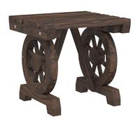 vidaXL Garden Footstool Outdoor Ottoman Garden Stool Footrest Solid Wood Fir