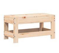 vidaXL Garden Footstool Outdoor Ottoman Garden Stool Footrest Solid Wood Pine