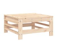 vidaXL Garden Footstool Patio Ottoman Footrest Outdoor Stool Solid Wood Pine
