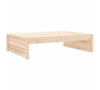 vidaXL Garden Footstool Patio Ottoman Footrest Outdoor Stool Solid Wood Pine