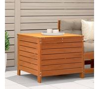 Garden Footstool Outdoor Ottoman Footrest Wax Brown Solid Wood Pine vidaXL