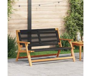 vidaXL Garden Furniture Black 78 x 122 x 73cm Solid Acacia wood