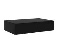 vidaXL Garden Furniture Cover 12 Eyelets 325x205x70cm, Black