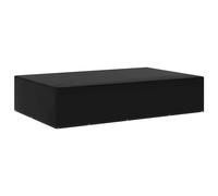 vidaXL Garden Furniture Cover 12 Eyelets 325x205x70cm, Black