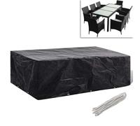 vidaXL Garden Furniture Cover 8 Person Poly Rattan Set 10 Eyelets 300cm UK HOT