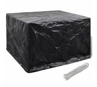 vidaXL Garden Furniture Cover with 8 Aluminium Eyelets and Rope Fastening - 135 x 90 cm, Water- and UV-Protected, Ideal for Rattan Sets, Tables, and Benches