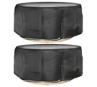 vidaXL Garden Furniture Covers 2 pcs 10 Eyelets Ø260x90 cm Round
