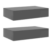 vidaXL 2x Garden Furniture Covers 12 Eyelets Outdoor Patio Furniture Cover Set