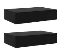 Garden Furniture Covers 2 pcs 12 Eyelets 325x205x70 cm