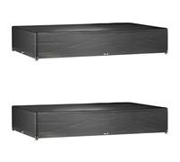 vidaXL Garden Furniture Covers 2 pcs 16 Eyelets 325x205x60 cm Rectangular