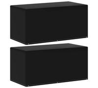 vidaXL Garden Furniture Covers 2 pcs 6 Eyelets 160x80x75 cm