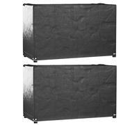 vidaXL Garden Furniture Covers Patio Set Cover 2 pcs 8 Eyelets Rectangular