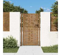 vidaXL Garden Gate 100x175 cm Corten Steel Square Design