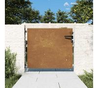 vidaXL Garden Gate 85x125 cm Corten Steel Square Design
