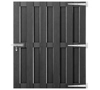 Vidaxl Garden Gate Wpc 100X112 Cm Grey Garden Gates