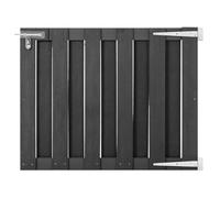 vidaXL Garden Gate WPC 100x80 cm Grey, Grey