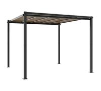 vidaXL Garden Gazebo Anthracite 3x3 m Aluminium outdoor gazebo pavilion