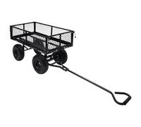 vidaXL Garden Hand Trolley Black 250 kg Hand Truck Wheelbarrow Dolly Garden