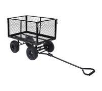 vidaXL Garden Hand Trolley Black 350 kg Hand Truck Wheelbarrow Dolly Garden