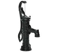 vidaXL Garden Hand Water Pump Cast Iron Well Farm Irrigation Outdoor Ornament vi