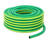 vidaXL Garden Hose 5-Ply Green and Yellow 1 / 2'' 10 m PVC