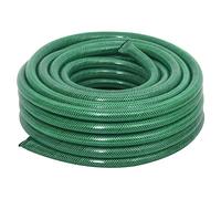 vidaXL Garden Hose Pool Hose Pipe Reel Swimming Pool Water Hose Green PVC