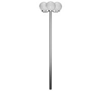 vidaXL Garden Lamp Post 3 Lamps Outdoor Terrance Standing Lighting Fixture