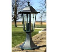 vidaXL Garden Light Dark Green/Black Aluminium UK