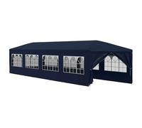 Garden Furniture Set Garden Marquee 3x12 m Blue