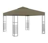 vidaXL Garden Marquee Taupe 180 g/m² Outdoor Gazebo Patio Canopy Shelter Tent