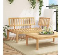 vidaXL Garden Pallet Corner Sofa Solid Wood Acacia