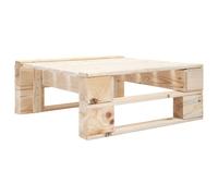 vidaXL Garden Pallet Ottoman Wood, Brown