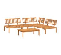 vidaXL Garden Pallet Sofa Set 4 Piece Outdoor Pallet Sofa Solid Wood Acacia