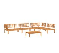 vidaXL Garden Pallet Sofa Set 5 Piece Outdoor Pallet Sofa Solid Wood Acacia