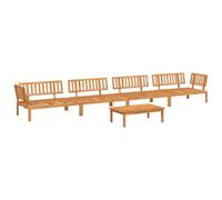 vidaXL Garden Pallet Sofa Set 5 Piece Outdoor Pallet Sofa Solid Wood Acacia