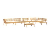 vidaXL Garden Pallet Sofa Set 6 Piece Outdoor Pallet Sofa Solid Wood Acacia