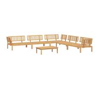 vidaXL Garden Pallet Sofa Set 6 Piece Outdoor Pallet Sofa Solid Wood Acacia
