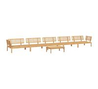 vidaXL Garden Pallet Sofa Set 6 Piece Outdoor Pallet Sofa Solid Wood Acacia