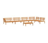 vidaXL Garden Pallet Sofa Set 6 Piece Outdoor Pallet Sofa Solid Wood Acacia