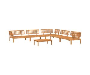 vidaXL Garden Pallet Sofa Set 6 Piece Outdoor Pallet Sofa Solid Wood Acacia
